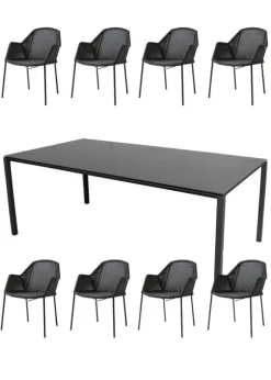 1 Pure table og 8 Breeze 5464 stole