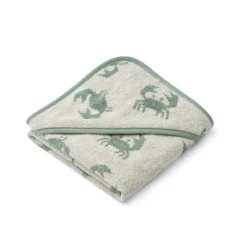 Alba Yarn Dyed Hooded Baby Towel