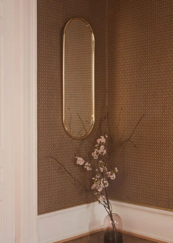 ANGUI oval mirror