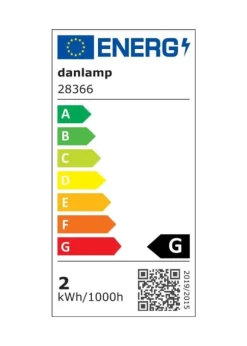 DANLAMP LED std. de luxe gold 2W 920 100lm E27