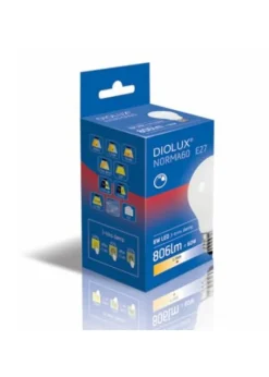 DIOLUX NORMA60 6W 827 E27 806lm 3-DIM