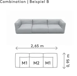 GROW outdoor sofa - Combination B