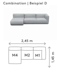 GROW outdoor sofa - Combination D