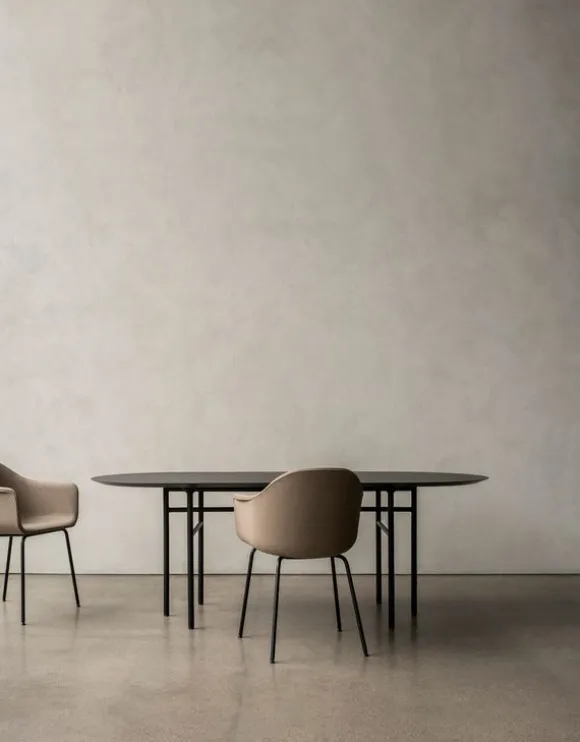 Harbour Dining Chair / Black Steel Base
