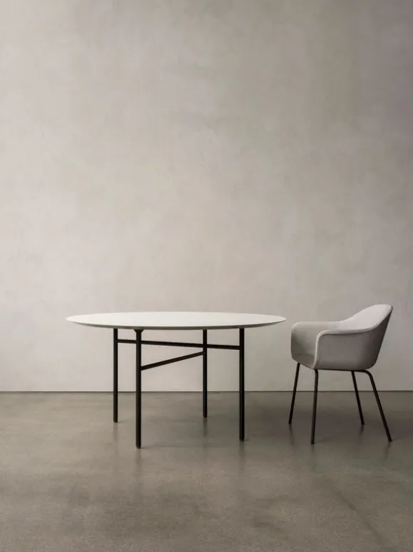 Harbour Dining Chair / Black Steel Base