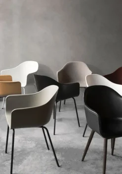 Harbour Dining Chair / Black Steel Base