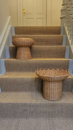 Jou rattan gulv vase