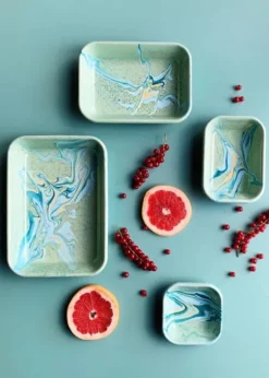 NEW MARBLE - Square Plate