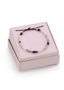 PlanBørnefonden Shades Bracelet Soft Colors and Black Ribbon