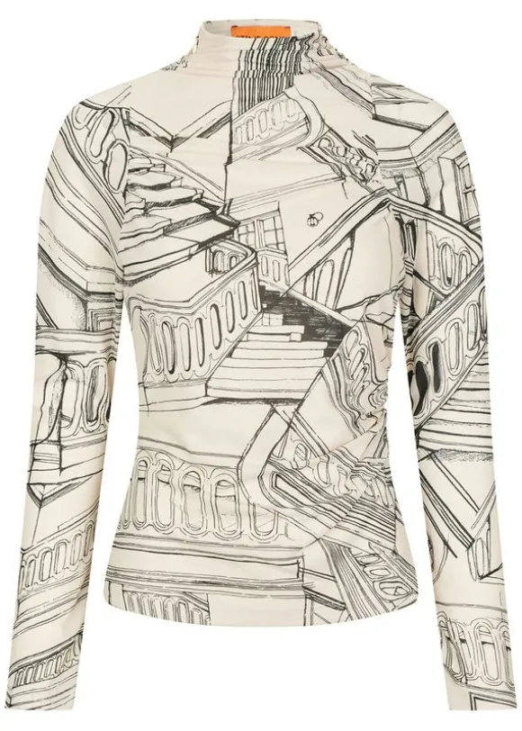 Rouched Fitted Top