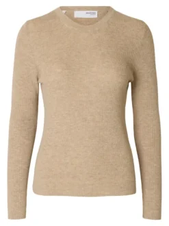 SLFIngrid LS Knit Lano O-Neck NOOS