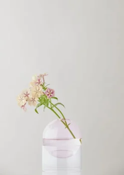 Standing Flower Bubble Low Tube
