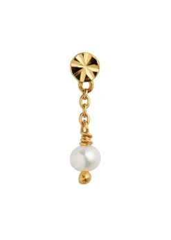 Tres Petit Etoile Earring With Pearl