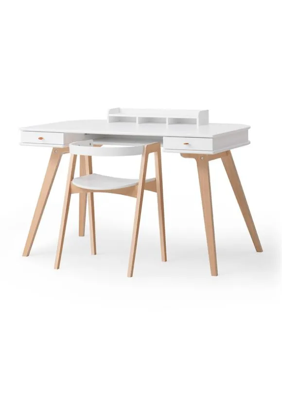 Wood Skrivebord & Armstol Sæt