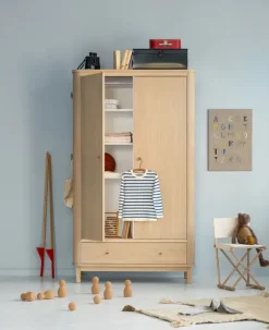 Wood Wardrobe 2 Doors