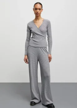 2x2 Cotton Stripe Velon Pants